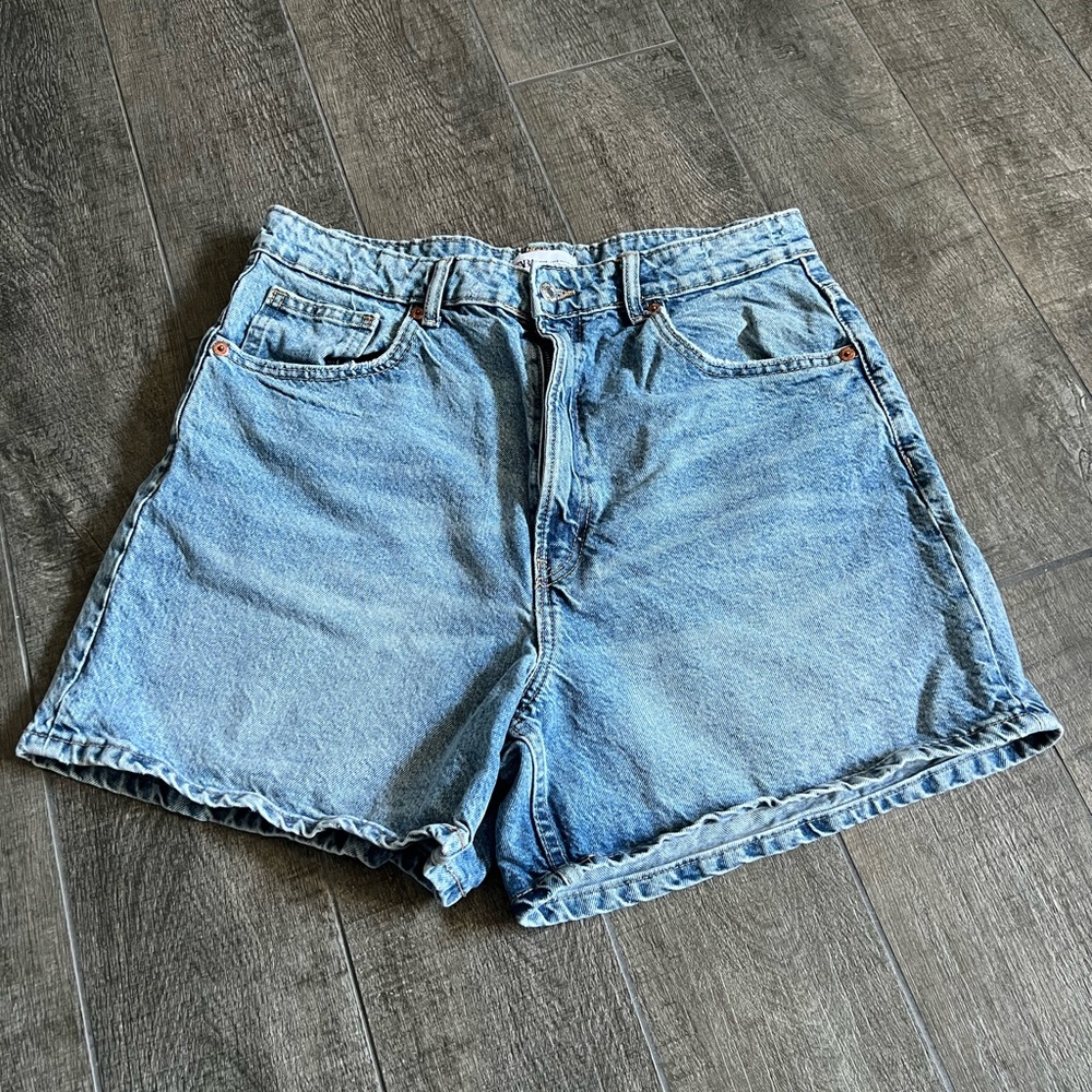 Zara Blue Denim Women's Shorts